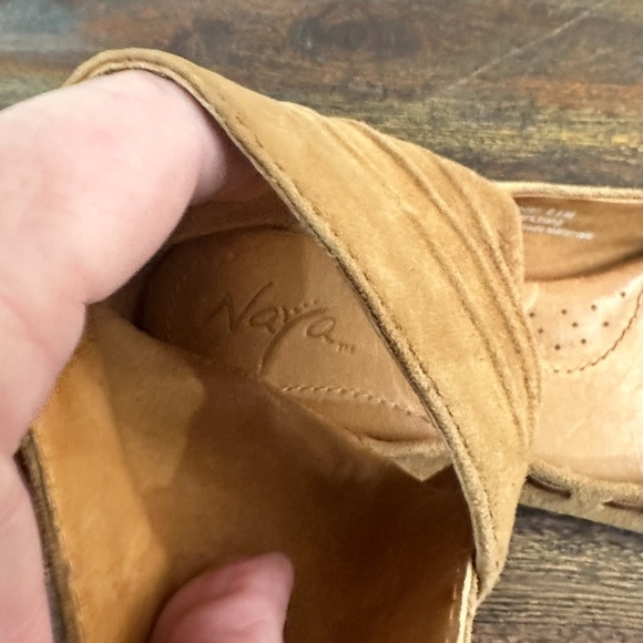 Naya Tan Suede Flats with Ankle Strap size 8.5 - Picture 5 of 6